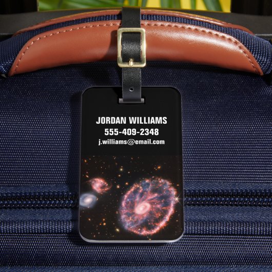 Cartwheel銀河系とそのコンパニオン銀河系。 ラゲッジタグ (正面インサイチュ2)