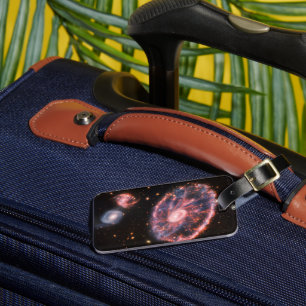 Cartwheel銀河系とそのコンパニオン銀河系。 ラゲッジタグ