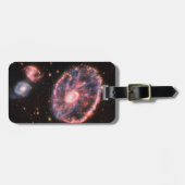 Cartwheel銀河系とそのコンパニオン銀河系。 ラゲッジタグ (正面横)