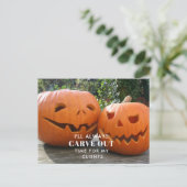 Carve Out Time – 高級感ある秋のご紹介のお礼 | 不動産 案内ポストカード (スタンド正面)