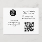 Carve Out Time – Elegant Fall Referral | Real Esta 案内ポストカード (裏面)