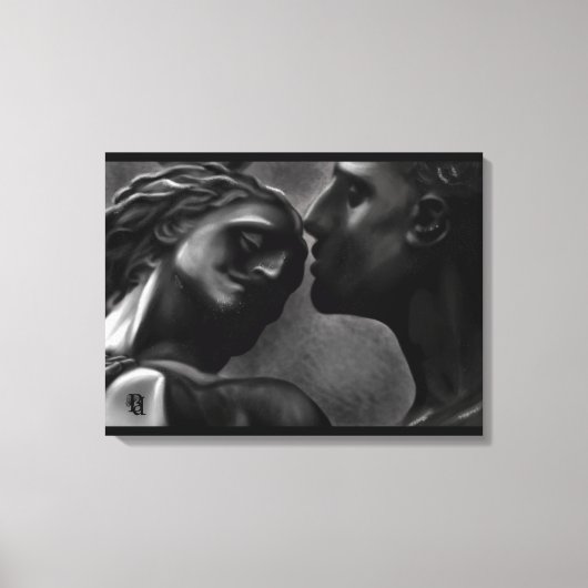 Carved Eternity #Abstract #Love #Feels #Statues キャンバスプリント (正面)