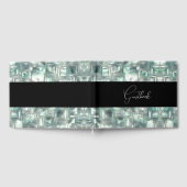 Carved Ice Texture 結婚's ゲストブック (全面)