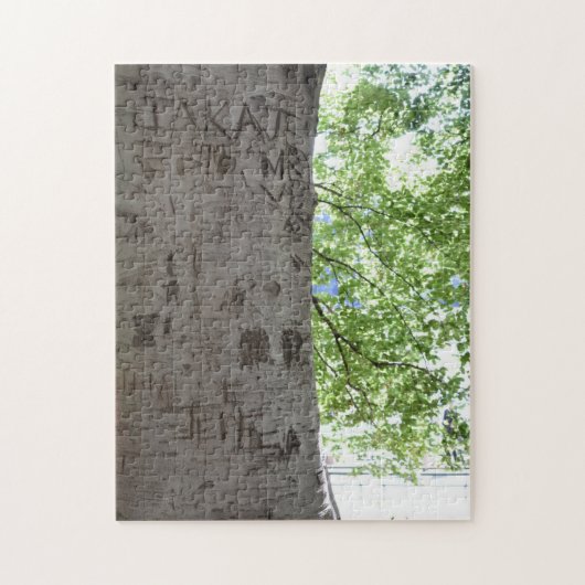 Carved in a Tree Central Park Nature Photography ジグソーパズル (縦)