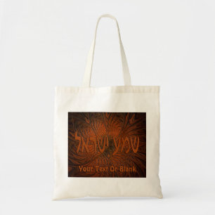Carved Wood Shema Yisrael トートバッグ