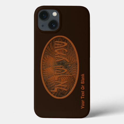 Carved Wood Shema Yisrael Case-Mate iPhoneケース (裏面)