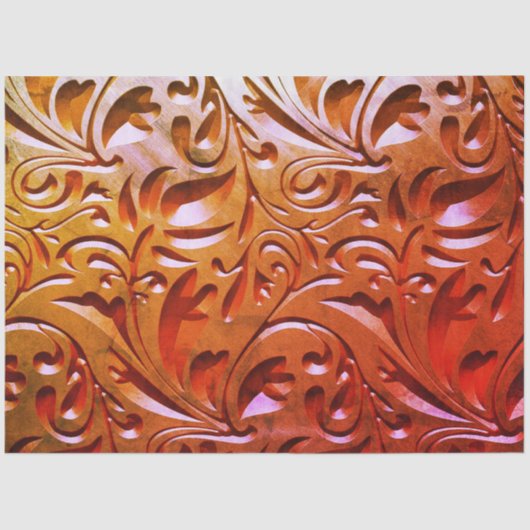 Carved wood woodgrain look elegant abstract brown  薄葉紙 (正面)