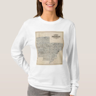Carver郡、ミネソタの地図 Tシャツ