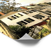 Carver and Leyden通り、プリマス、プリマス ポスター (角)