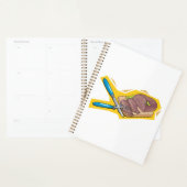 Carving Roast Beef with Fork and Knife プランナー手帳 (ディスプレー)