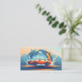 CARWASH customer loyalty punch card ロイヤリティカード (スタンド正面)