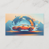 CARWASH customer loyalty punch card ロイヤリティカード (正面)