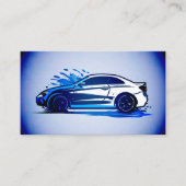 CARWASH customer loyalty punch card ロイヤリティカード (正面)