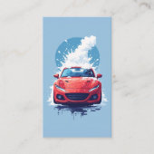 CARWASH customer loyalty punch card ロイヤリティカード (正面)