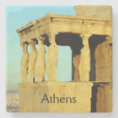 Caryatids 1のポーチ ストーンコースター (正面)