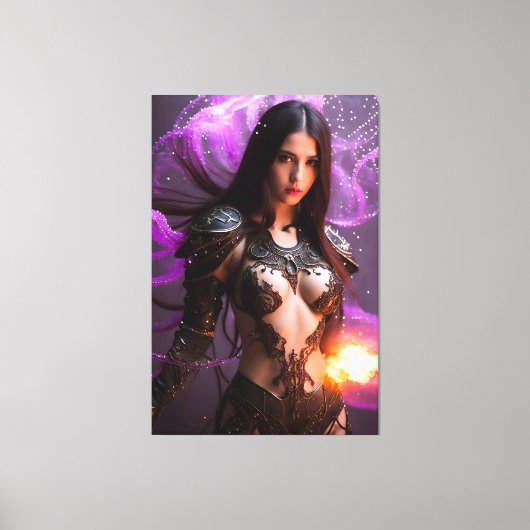 Carybdea Brevipedalia 014 キャンバスプリント (正面)