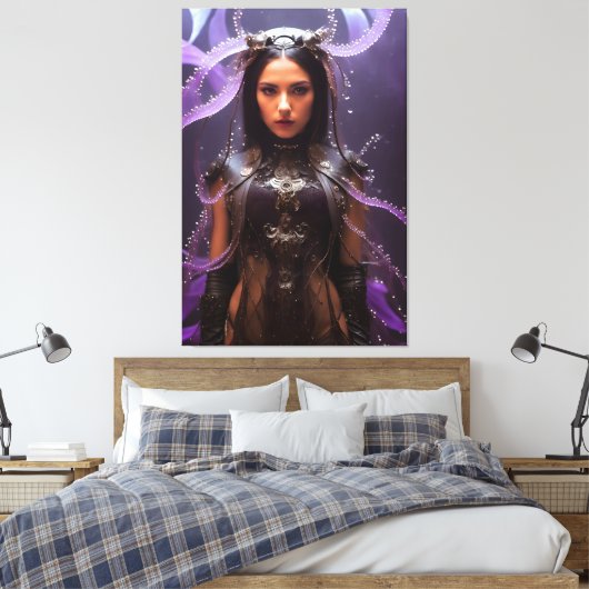 Carybdea Brevipedalia 062 キャンバスプリント (インサイチュ (寝室))