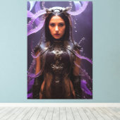 Carybdea Brevipedalia 062 キャンバスプリント (インサイチュ (ウッドフロア))