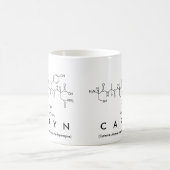 Carynペプチド名mug コーヒーマグカップ (中央)