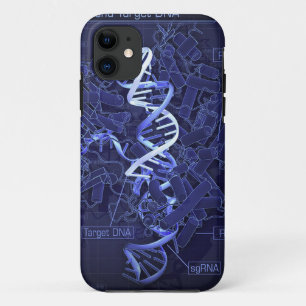 Cas9蛋白質およびガイドのRNAが付いている複合体のDNA iPhone 11 ケース