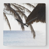 Cas Abao – 熱帯ビーチ脱出#2 #ocean #wall スクエア壁時計 (正面)