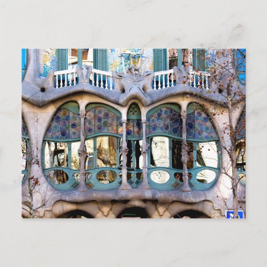 Casa Batllo，バルセロナ，スペイン ポストカード (正面)