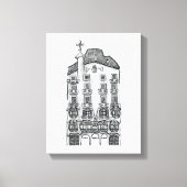 Casa Batllo (Barcelona) キャンバスプリント (正面)