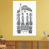 Casa Batllo Gaudi (Barcelona) キャンバスプリント (インサイチュ (リビング))