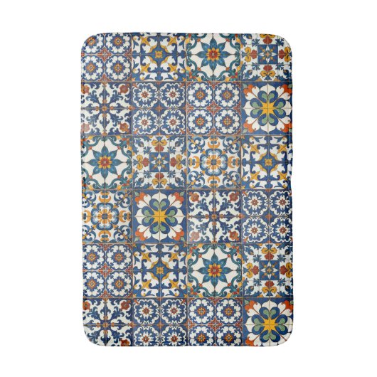 Casa Colorida Azulejo  バスマット (正面縦)