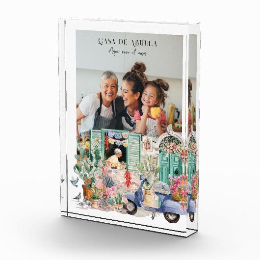 Casa de Abuela | Personalized Photo フォトブロック (右)