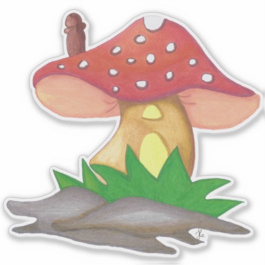 Casa de Cogumelo シール (正面)