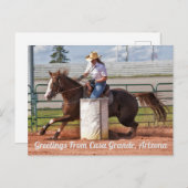 Casa Grande,アリゾナのポストカードからの挨拶 ポストカード (正面/裏面)
