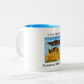 Casa Grande National Monument Arizona ツートーンマグカップ (正面左)