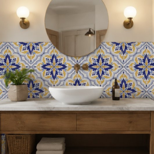 Casa Valencia Amber Medallion Mediterranean タイル