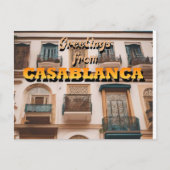 CASABLANCAからの挨拶 ポストカード (正面)
