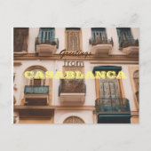 CASABLANCAからの挨拶 ポストカード (正面)