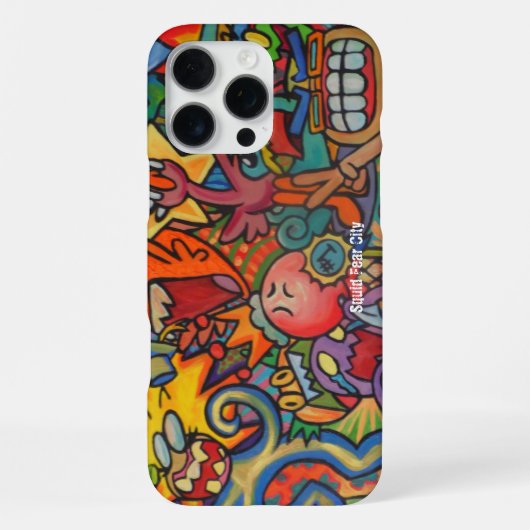 CasagiovanovicによるSquid Fear Cityのスマホケース iPhoneケース (裏面)