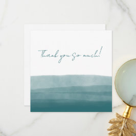 Casal Watercolor Abstract サンキューカード