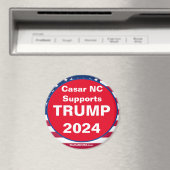 Casar NCがTRUMP 2024愛国心をサポート マグネット (インサイチュ (食洗機))
