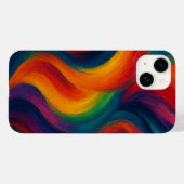 Cascade iPhoneケース – Painterly 鮮やか Art Gift Case-Mate iPhoneケース (裏面 (横))