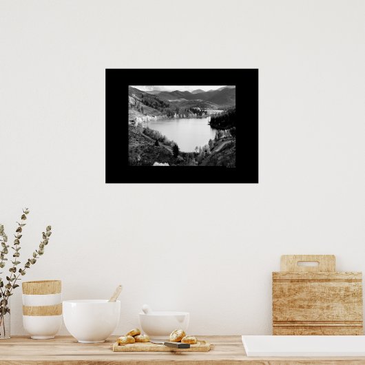 Cascade - Lake ポスター (キッチン)