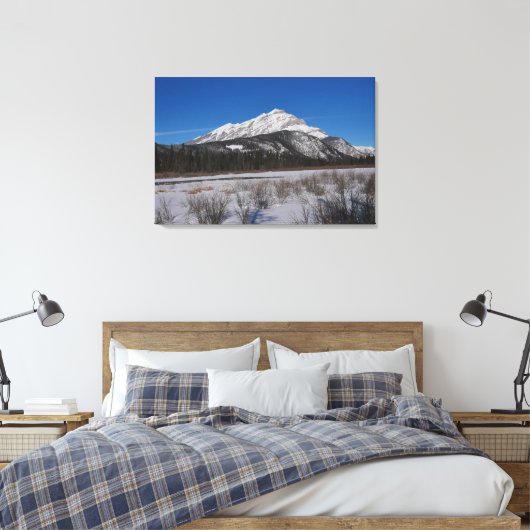 Cascade Mountain Canada Canvas Print キャンバスプリント (インサイチュ (寝室))