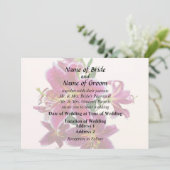 Cascade of Stargazer Lilies Wedding Products 招待状 (スタンド正面)