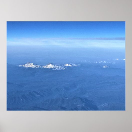 Cascade Range, Central Oregon ポスター (正面)