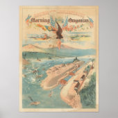 CascadeLocksポスターのヴィンテージオープン ポスター (正面)