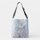 Cascadiaの十字の遺体袋 クロスボディバッグ (裏面)