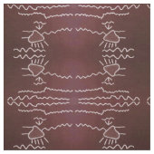 Cascadiaの絵画図表ブラウン ファブリック (見本)