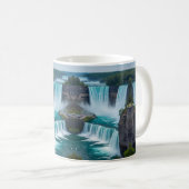 "Cascading Calm - Elevated View " コーヒーマグカップ (正面右)