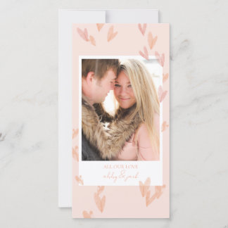 Cascading Heart Valentine's Day Card