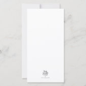 Cascading Heart Valentine's Day Card (裏面)